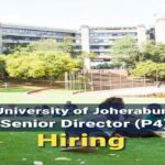 The University of Johannesburg (UJ) Senior Director (P4), Division for Global Engagement: Applications Open
