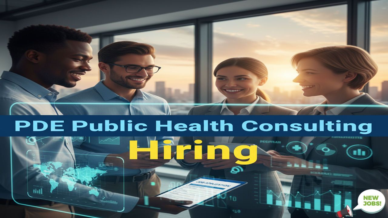PDE Public Health Consulting Hiring Public Health Professionals for 2025