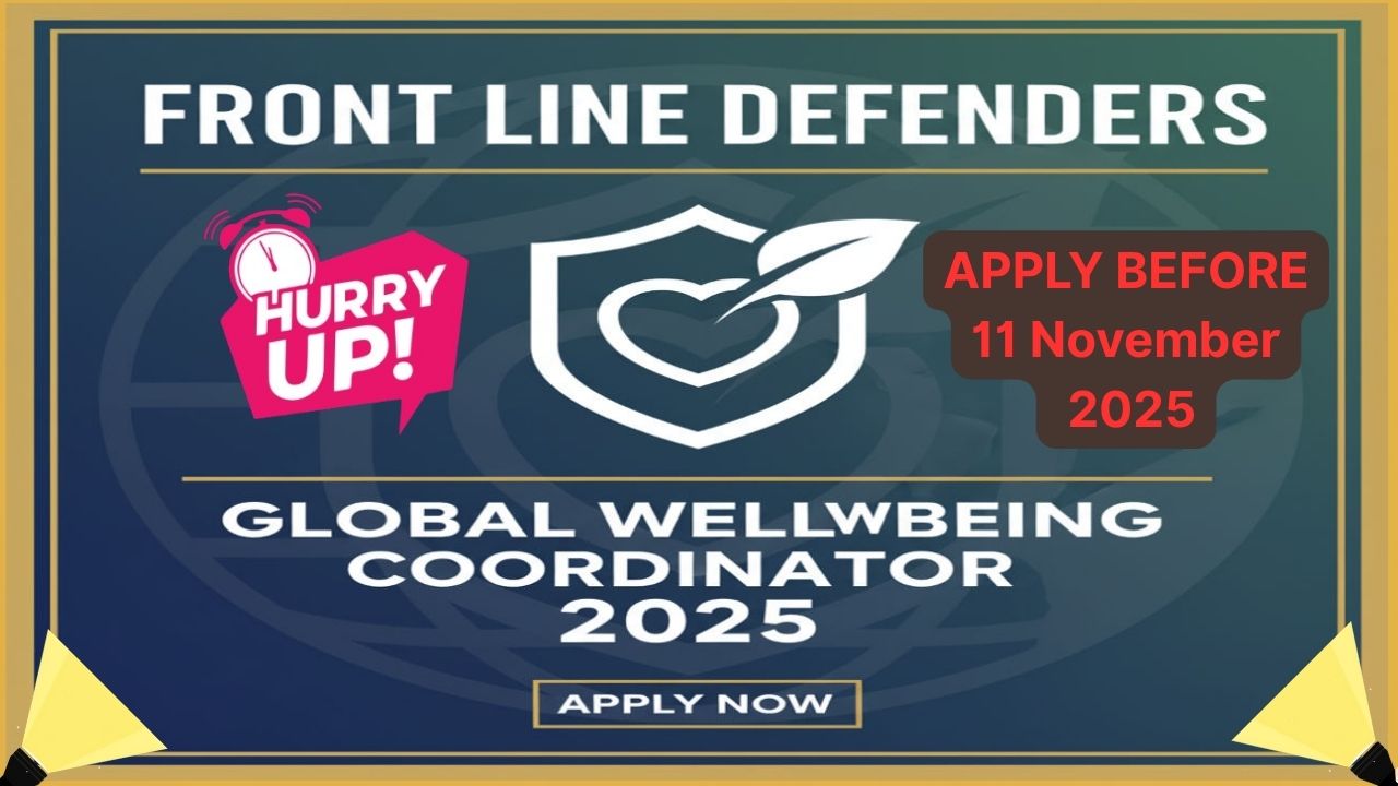 Front Line Defenders Global Wellbeing Coordinator 2025: Application Guide, Eligibility, Responsibilities, Salary, and How to Apply