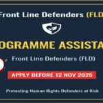 Front Line Defenders Programme Assistant 2025: Application Guide, Role Scope, Eligibility, Deadlines, How To Apply, and FAQs