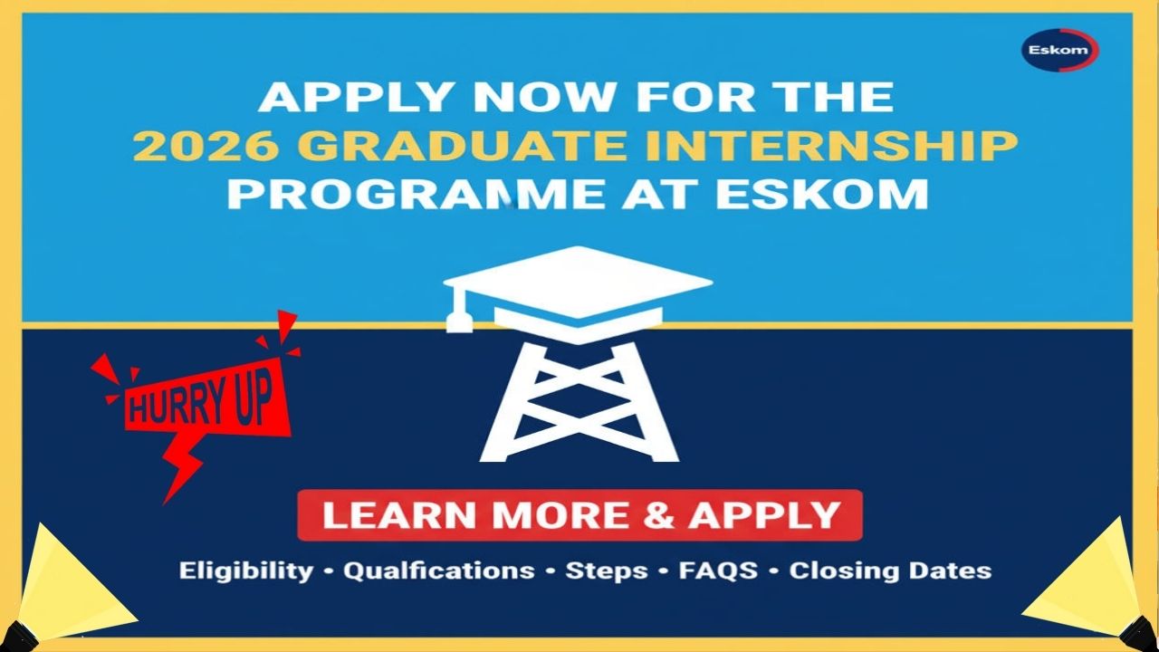 Eskom Graduate Internship 2026: Learn About Eligibility, Qualifications, Application Steps, Closing Dates, and FAQs