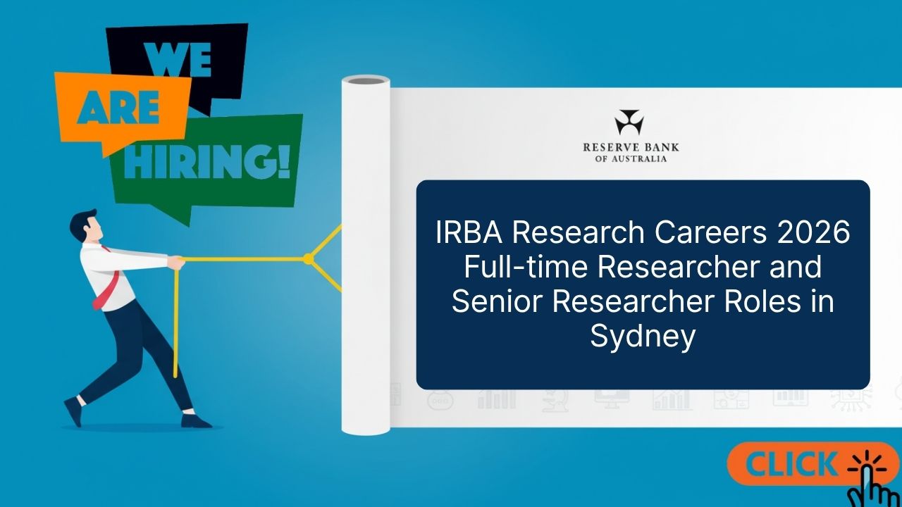Reserve Bank of Australia Research Careers 2026: Full-time Researcher and Senior Researcher Roles in Sydney