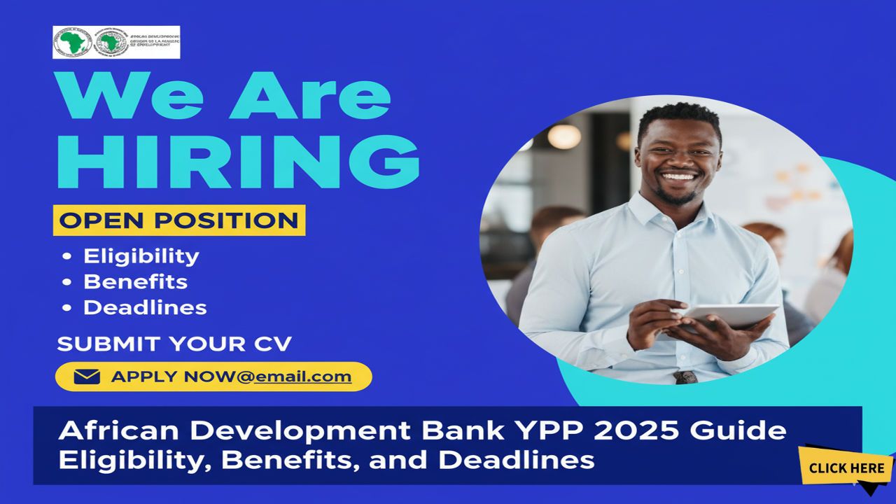 African Development Bank Young Professionals Program 2025: See Eligibility, Benefits, Rotations, Focus Areas, Deadlines, and Step-By-Step Guide.